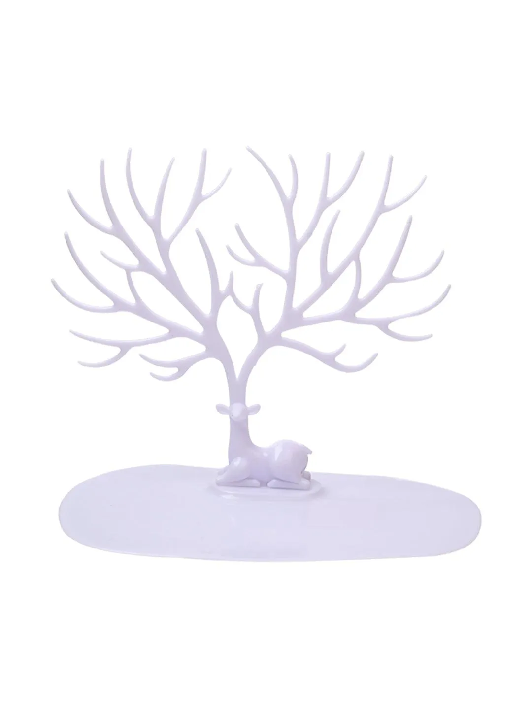 Stylish White Jewelry Tree Stand