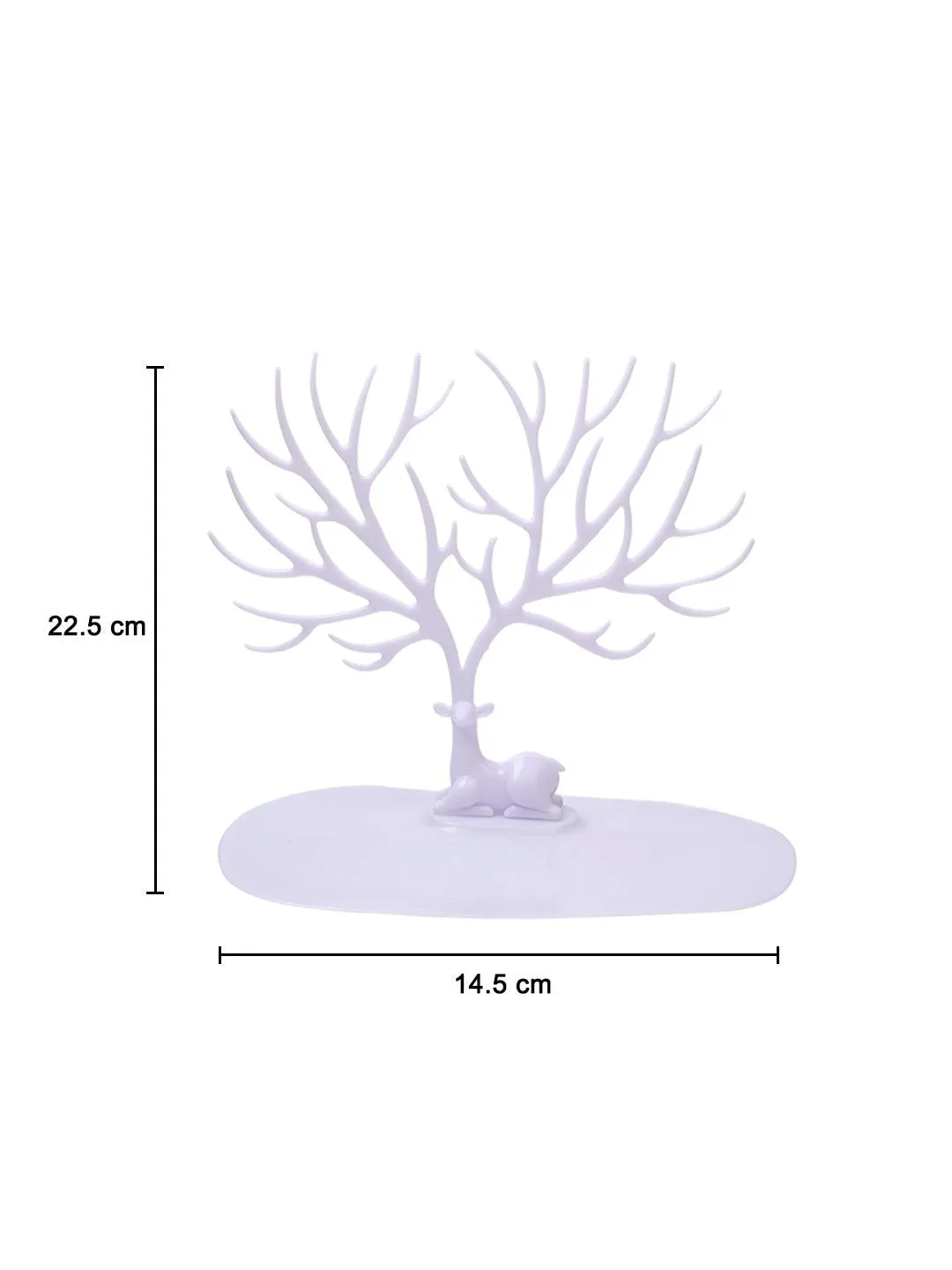 Stylish White Jewelry Tree Stand