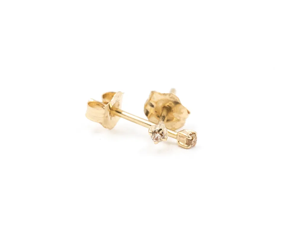 Tiny Diamond Studs