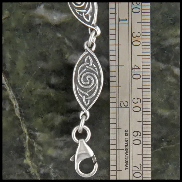 Triquetra Spiral Bracelet