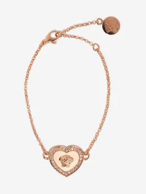 Versace Girls Heart Logo Bracelet in Gold