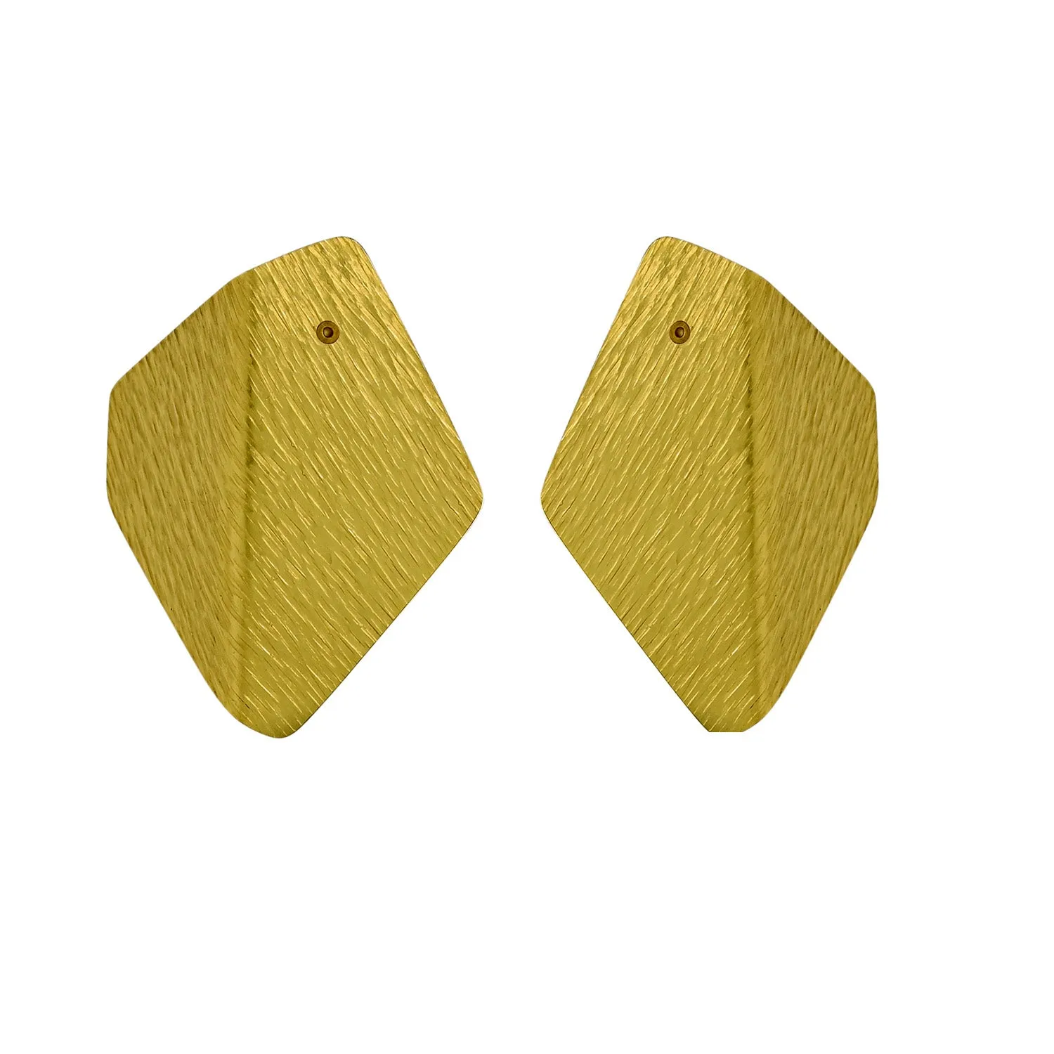 WONDER 1 Dramatic Flattering Multi-Directional Abstract Post Earrings from the FIGURE Collection