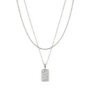 Work of Art Necklace - Silver